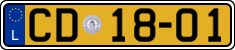 License plate of Luxembourg, Diplomatic