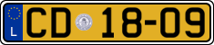 License plate of Luxembourg, Diplomatic