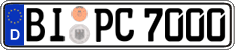German license plate, Regular plates