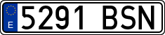 License plates of Spain, Ordinary (2000)