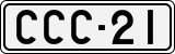 License plate of Finland, Cars