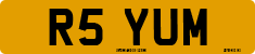 License plate of the United Kingdom, 1983 year system