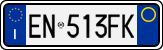 License plate of Italy, Cars (1994 year series)