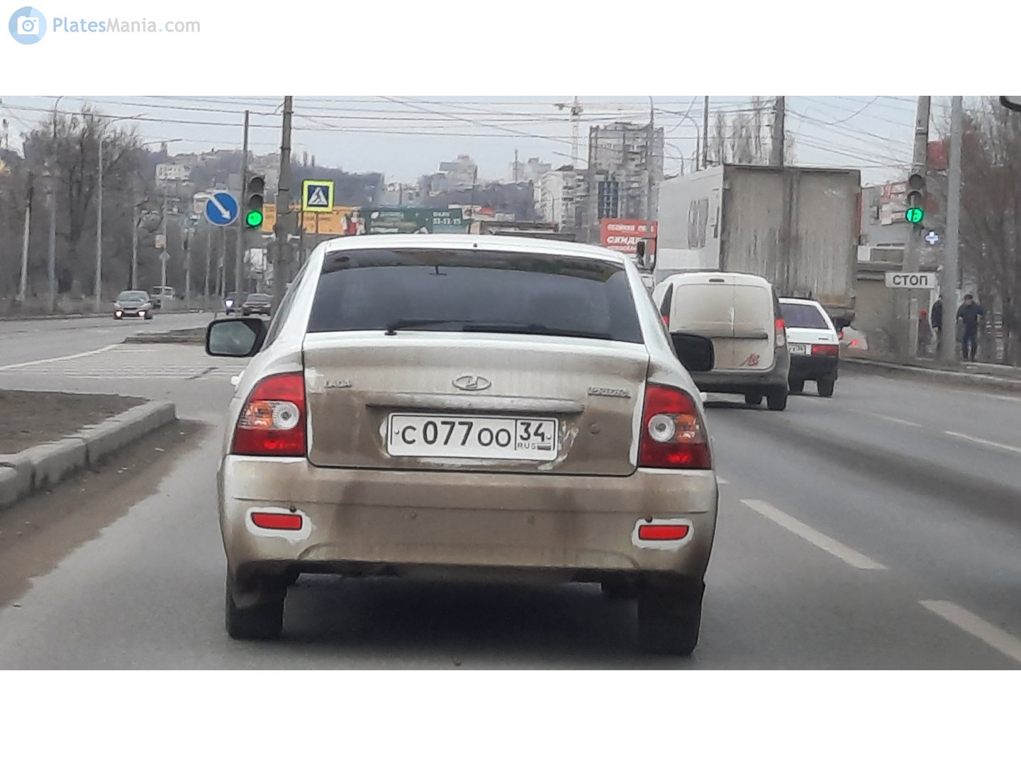 с 077 оо 34, Lada (VAZ) 2172 Priora 