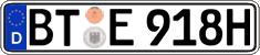 German license plate, Plates for oldtimers (type 