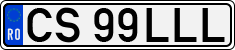 License plate of Romania, Regular plates