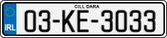 License plate of Ireland, Regular plates