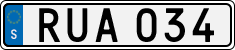 License plate of Sweden, Regular plates