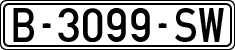 License plates of Spain, 1971 year series