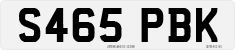 License plate of the United Kingdom, 1983 year system