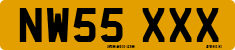License plate of the United Kingdom, 2001 year system