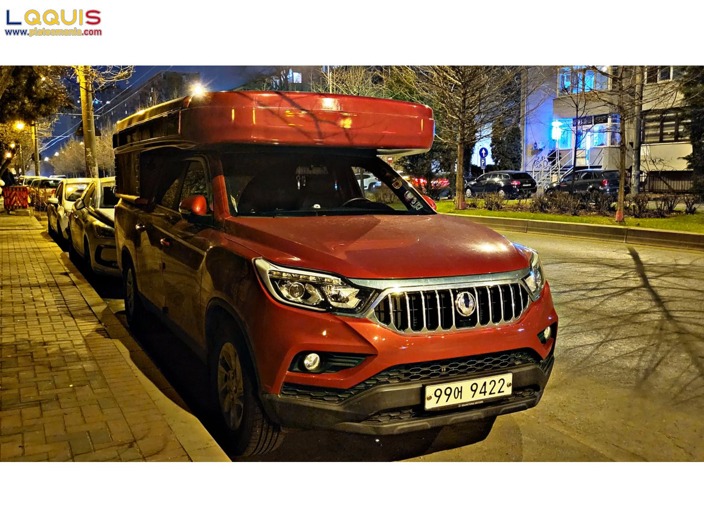 99어 9422, SsangYong (KGM) Rexton 2nd gen Sports Pickup (Q200; KR-market), 2018–2021