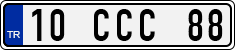 License plate of Turkey, Regular plates