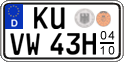 German license plate, Seasonal plates (Oldtimers)