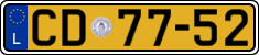 License plate of Luxembourg, Diplomatic