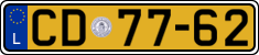 License plate of Luxembourg, Diplomatic