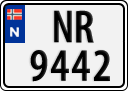 License plate of Norway, Trailers, motorcycles, special vehicles