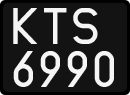 License plates of Poland, 1976 year system