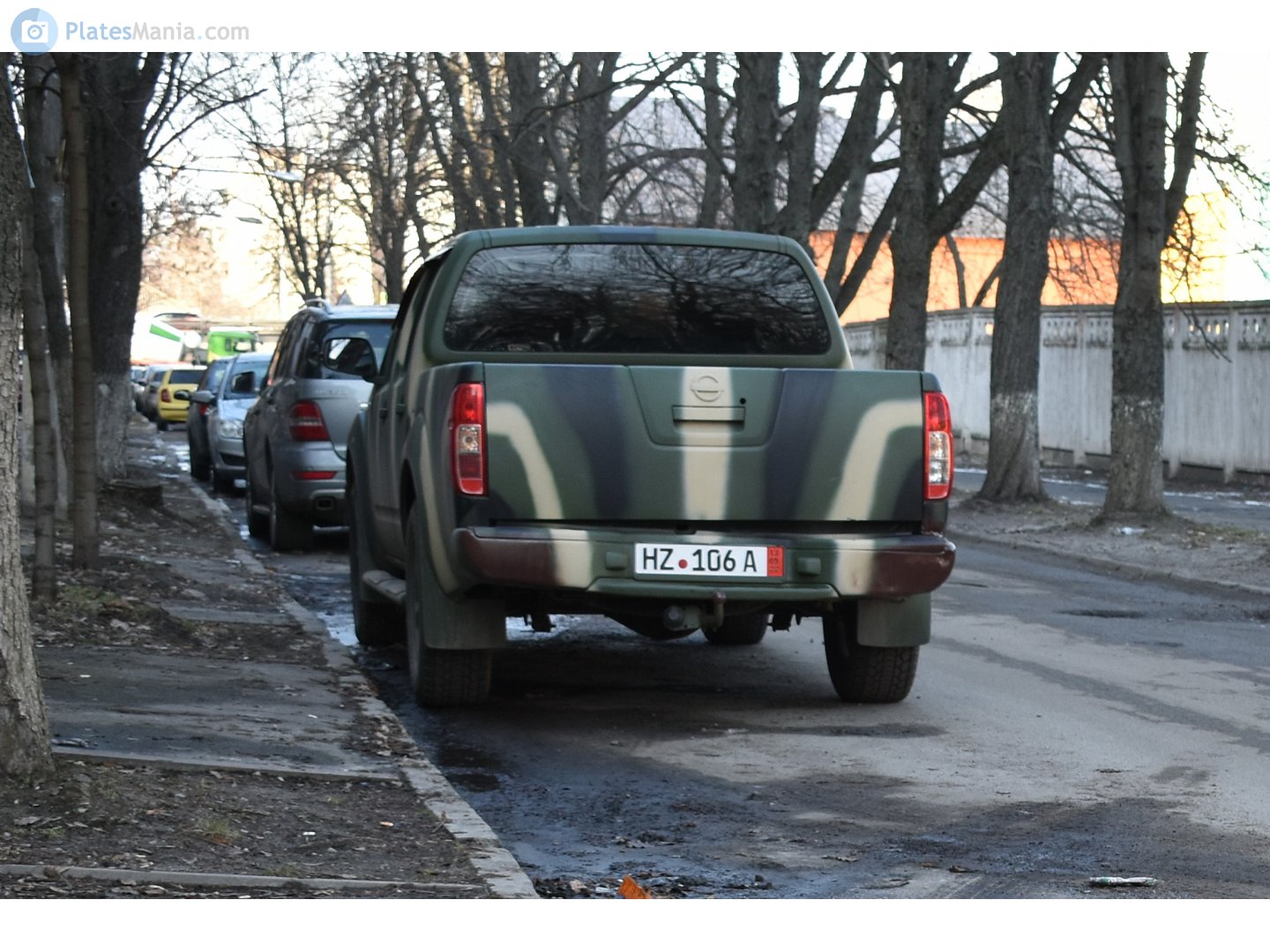 HZ 106 A, Nissan Navara 3rd gen (Frontier) (D40), 2005–2015