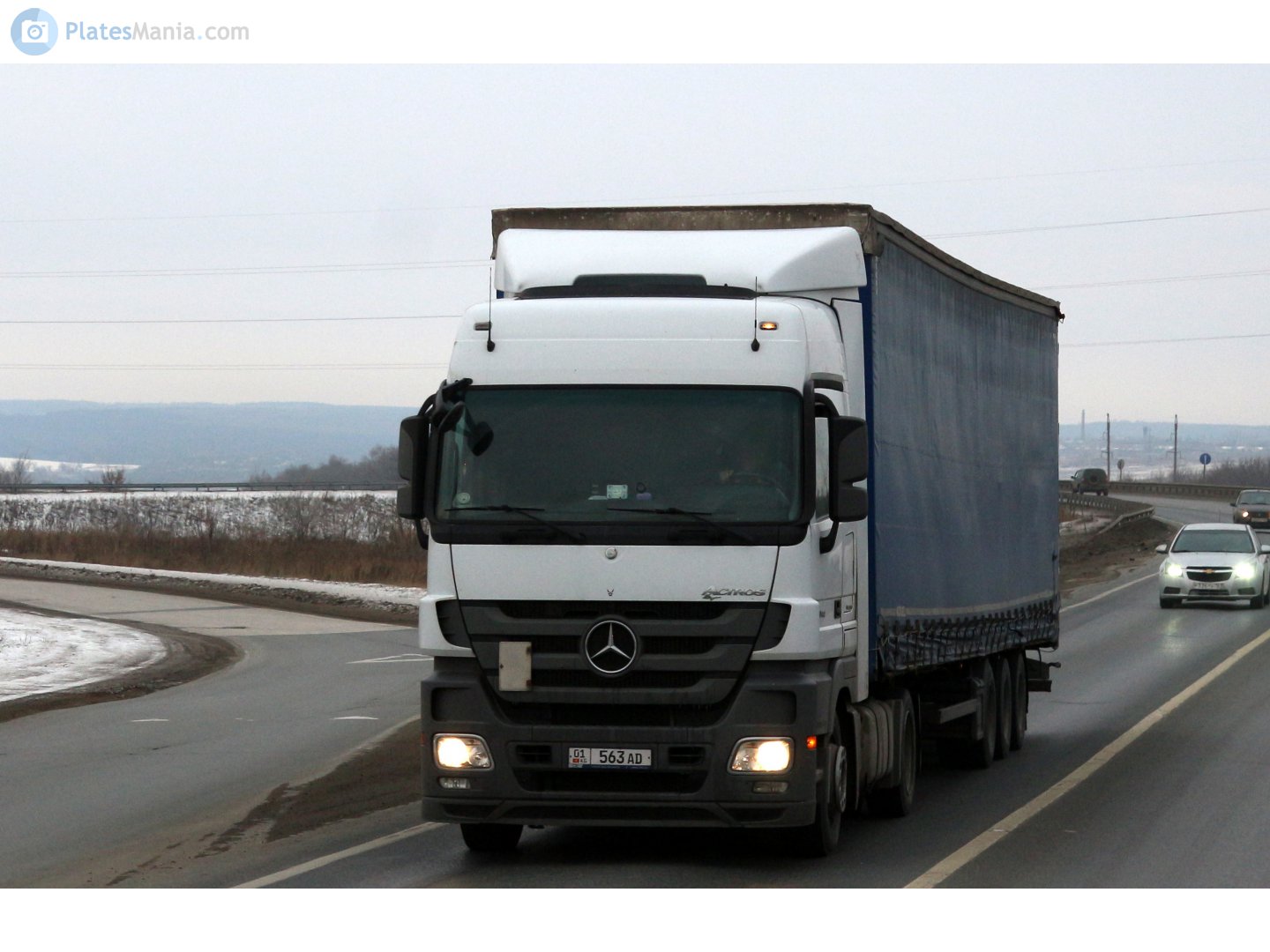 01 563 AD, Mercedes-Benz Actros 2nd gen (MP2/MP3), 2002–2020