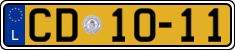 License plate of Luxembourg, Diplomatic