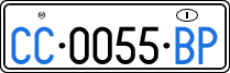 License plate of Italy, Diplomatic