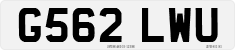 License plate of the United Kingdom, 1983 year system