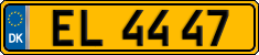 License plate of Denmark, Commercial vehicles