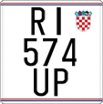 License plate of Croatia, Motorcycles