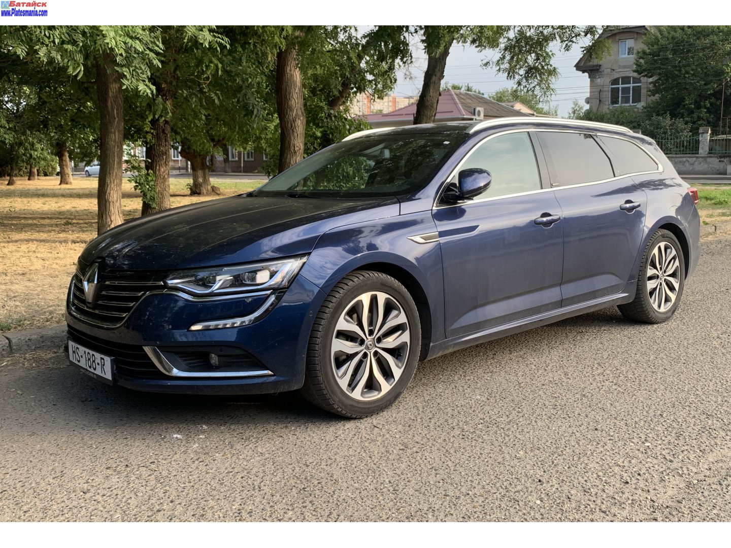 HS-188-R, License plate without vehicle 