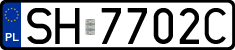License plates of Poland, Regular car plates