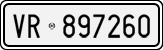 License plate of Italy, Cars (1927 year series)