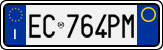 License plate of Italy, Cars (1994 year series)