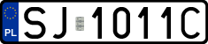 License plates of Poland, Regular car plates