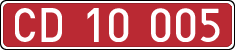 License plates of Spain, Diplomatic