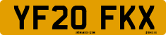 License plate of the United Kingdom, 2001 year system