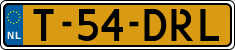 License plate of the Netherlands, Agricultural vehicles