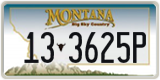 Montana, 1-12345A / 10-1234A