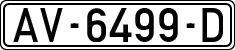 License plates of Spain, 1971 year series