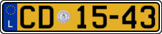 License plate of Luxembourg, Diplomatic