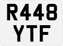 License plate of the United Kingdom, 1983 year system