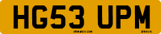 License plate of the United Kingdom, 2001 year system