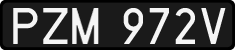 License plates of Poland, 1976 year system