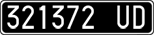 License plate of Italy, Cars (1927 year series)