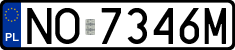 License plates of Poland, Regular car plates