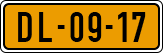 License plate of the Netherlands, Imported oldtimers (cars)