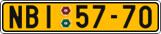 License plate of the Czech Republic, Commercial vehicles (1960)