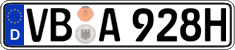 German license plate, Plates for oldtimers (type 
