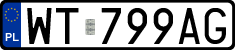 License plates of Poland, Regular car plates