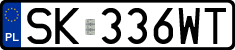 License plates of Poland, Regular car plates